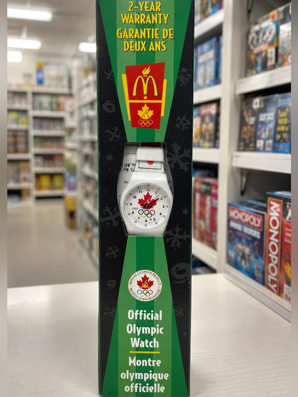 Official 1998 McDonald’s Canadian Olympic Watch New in Box Limited Edition